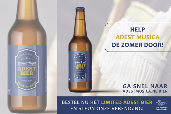 Eigen bier voor Adest Musica