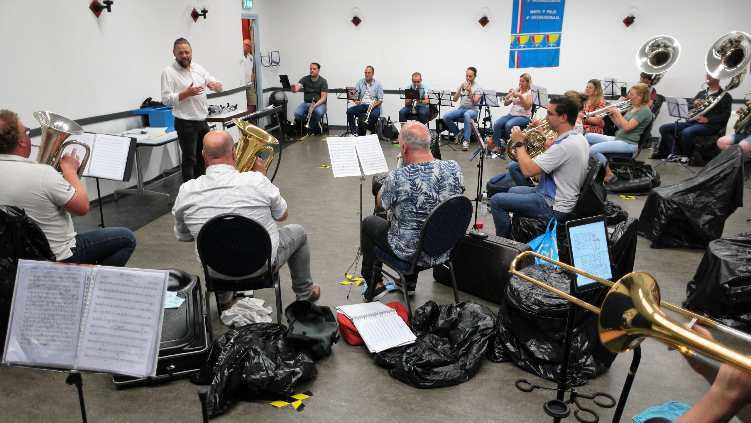 Laatste repetitie Marcus Kerpershoek