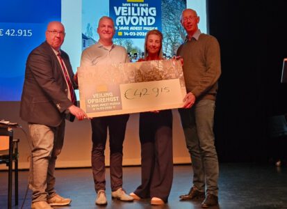 Geslaagde veiling avond