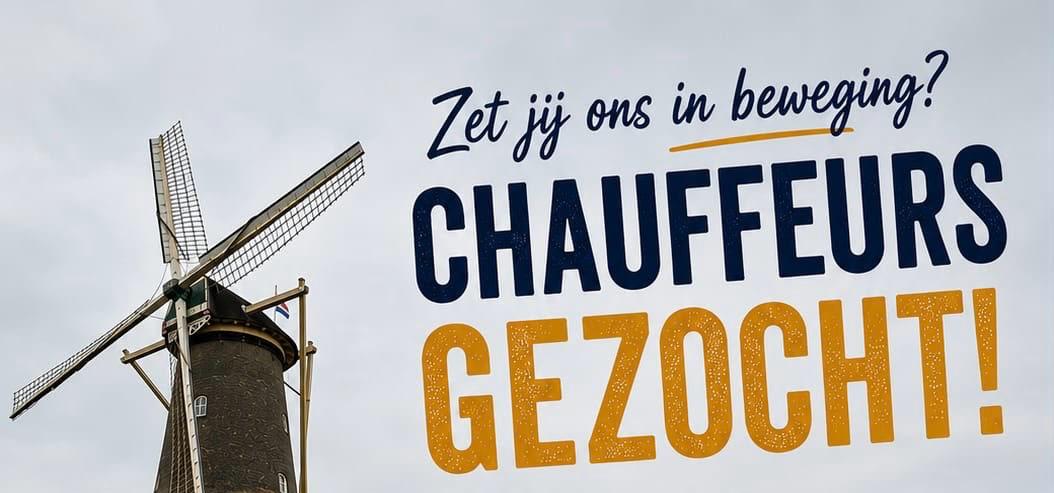 Chauffeurs gezocht!